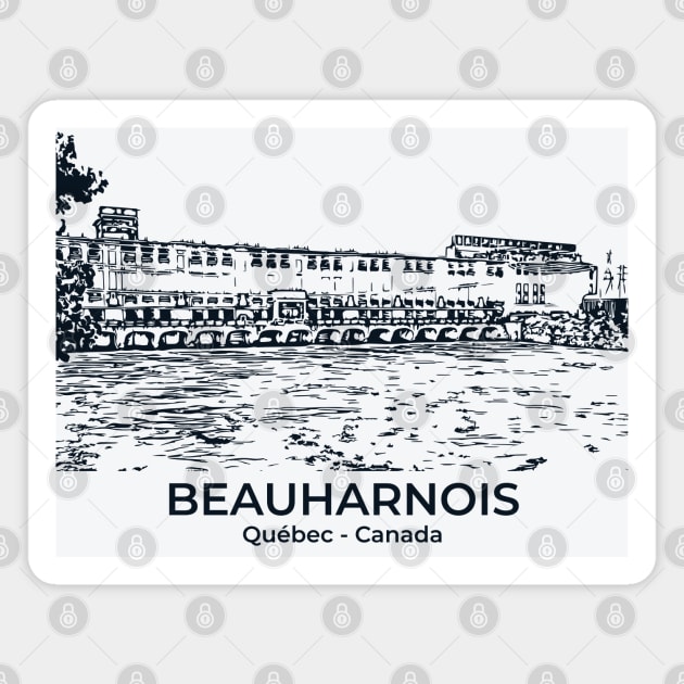 Beauharnois - Québec Magnet by Lakeric